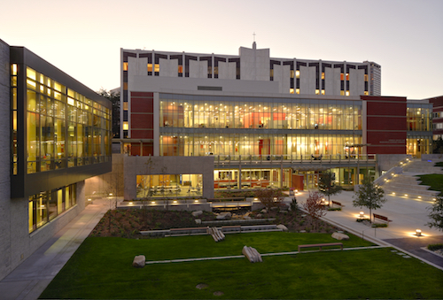 image of outside of the restful Seattle lemieux library